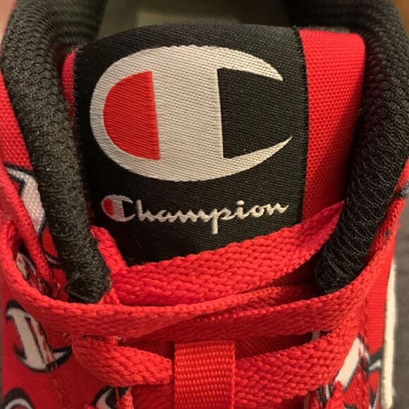 Champion Red/White Sneakers Size 6,5 - 7 - Picture 8 of 8